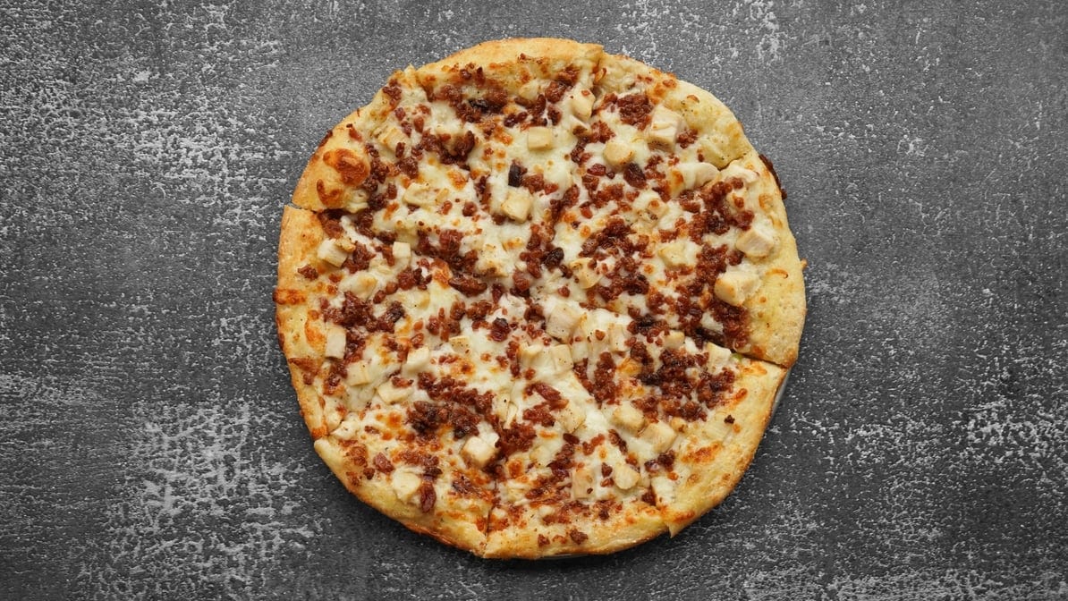 Chicken Bacon Ranch Pizza.