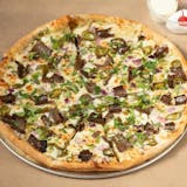 Lamb Kabob Pizza.