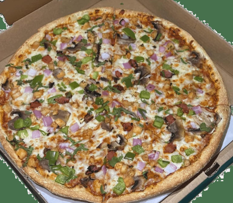 Tikka Masala Pizza.
