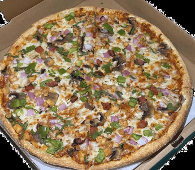 Tikka Chicken Pizza.