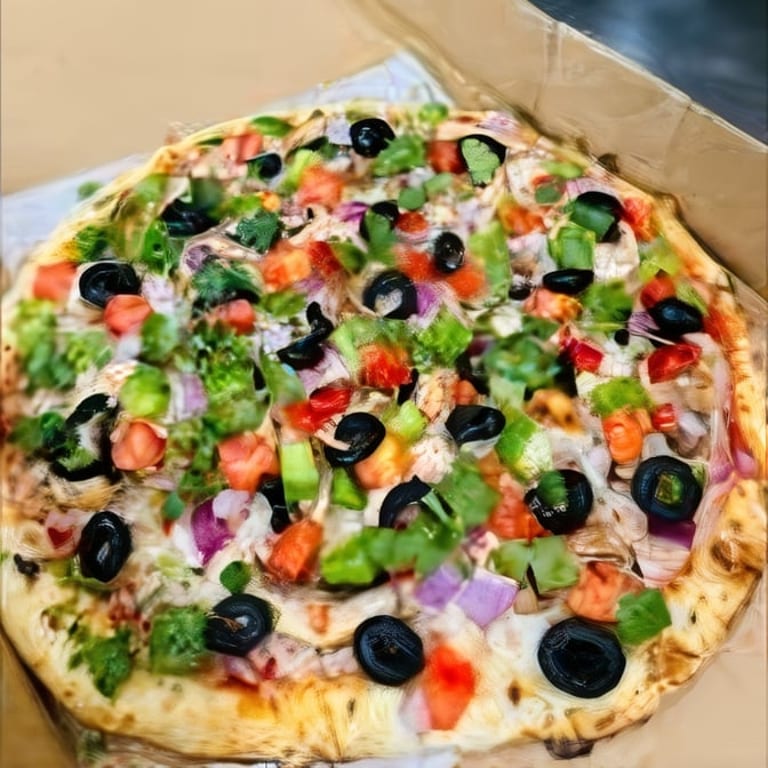 Fresh Veggie Pizza Delights