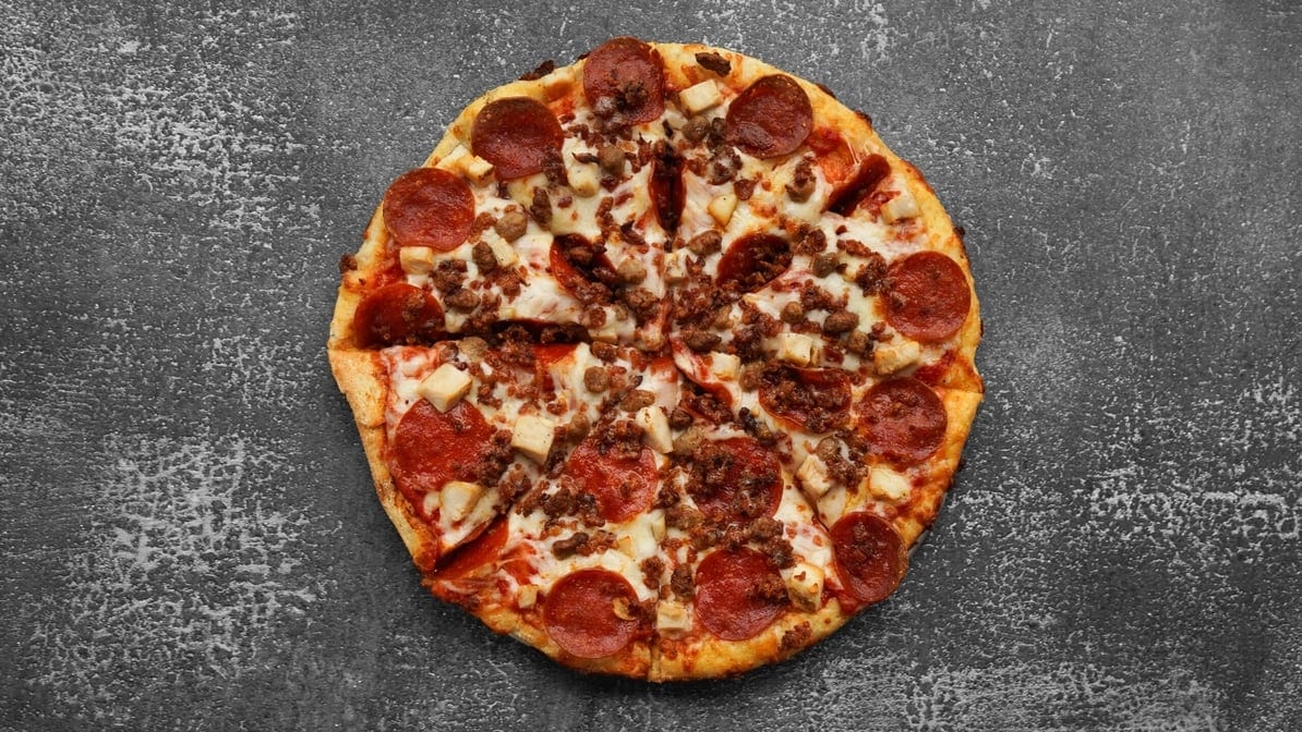 Meat Lovers Pizza.